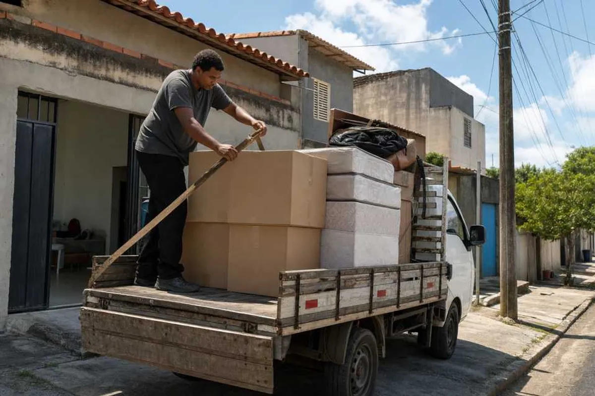 Técnico substituindo o conector de carga de um smartphone aberto com pinça em bancada de reparo